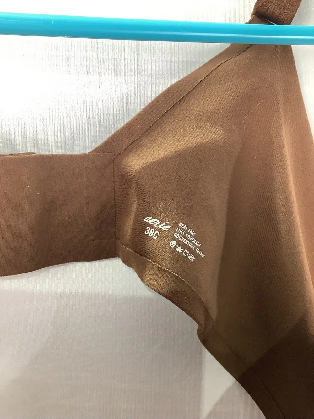 Aerie Real Free Full Coverage Bra - Brown womens size 38C - Picture 3 of 4